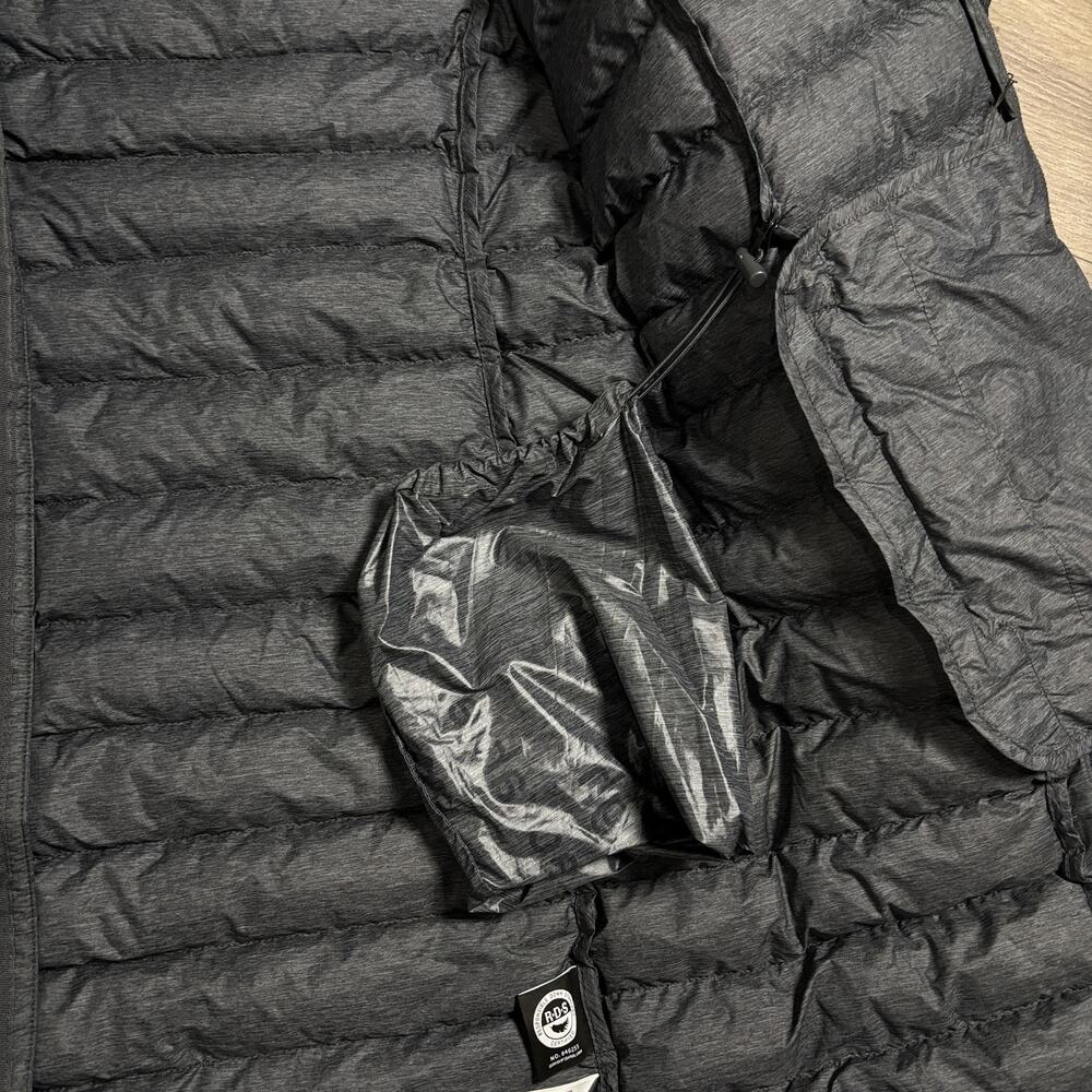 Aritzia Tna Botanie Super Light Hooded Down Puffer long- Dark Grey - Large - Picture 6 of 10